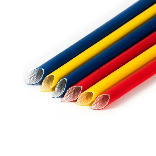 Silicone Rubber Fibreglass Sleeving1